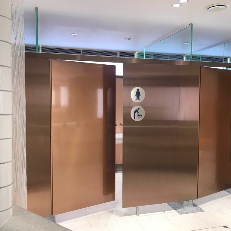 Wendy Hardie in design collaboration with Landolt + Brown ArchitectsLondon Victoria Station WCs